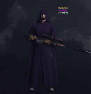 A screenshot of ThunderTech's character.