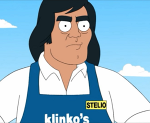 Stelio Kontos, from episode "Bully for Steve".